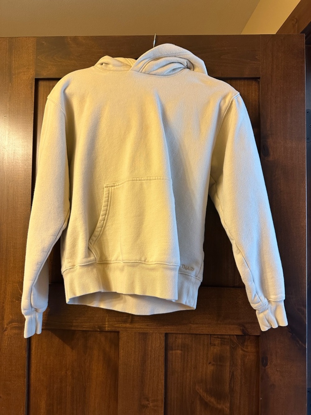 TNA Cream Hooded Pullover Sweatshirt